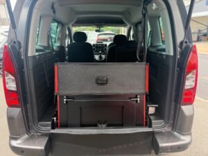 MyMobility Vehicles - WAV - Peugeot Partner - SF68 DHZ - Ramp Stored View