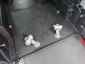 MyMobility Vehicles - WAV - Peugeot Partner - SF68 DHZ - Rear Restraints View