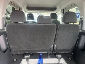 MyMobility Vehicles - WAV - VW Caddy - AV68 SYC - Rear Inside From Wheelchair View