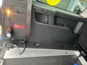 MyMobility Vehicles - WAV - VW Caddy - AV68 SYC - Rear Inside Passenger Side View