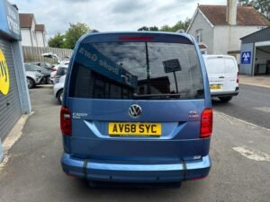 MyMobility Vehicles - WAV - VW Caddy - AV68 SYC - Rear View
